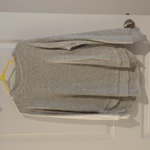 Textured oversized sweater